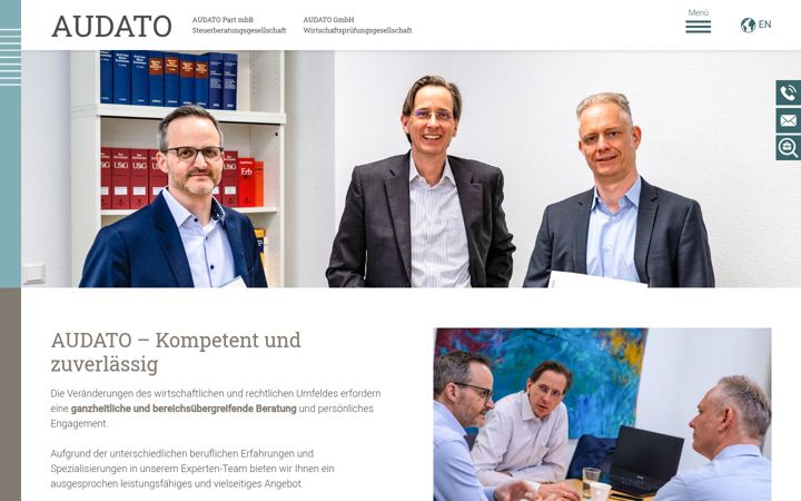 Screenshot of audato.de