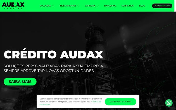 Screenshot of audaxdigital.com.br