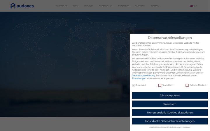 Screenshot of audaxes.de