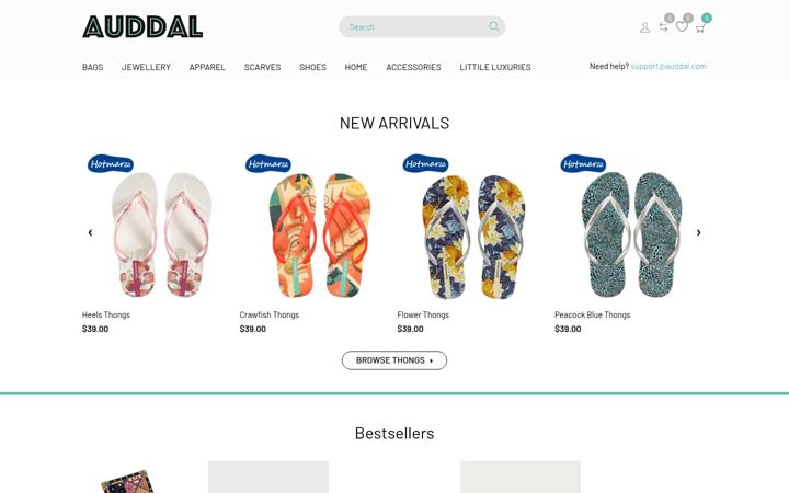 Screenshot of auddal.com