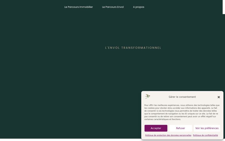 Screenshot of aude-bellande.com