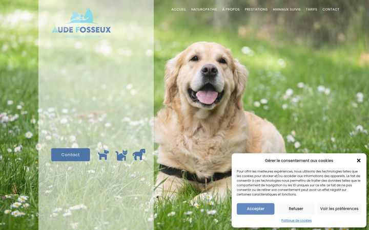 Skjermbilde av aude-naturopathe-animalier.fr