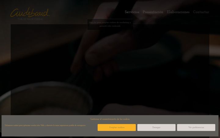 Screenshot of audebaud.com