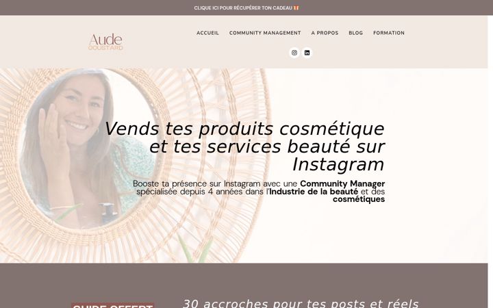 Posnetek zaslona audegoustard.fr