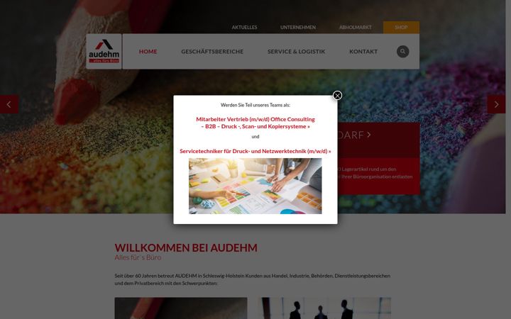 Screenshot of audehm.de