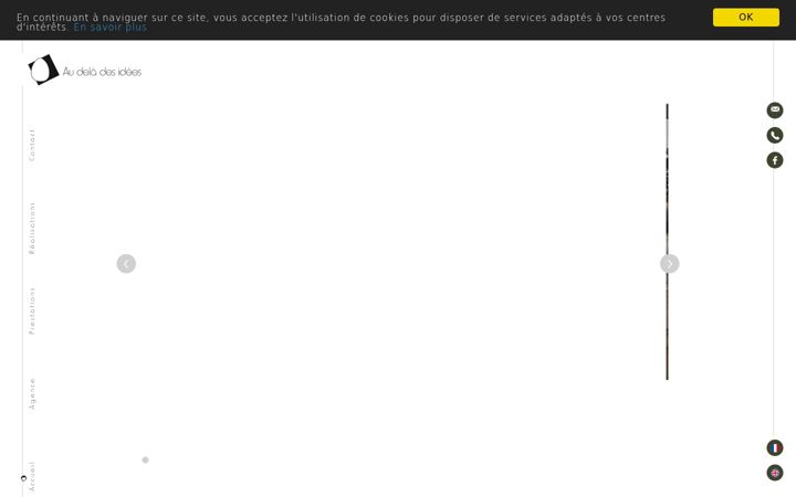 Screenshot of audeladesidees.com