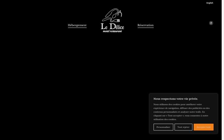 Screenshot of audelice.com