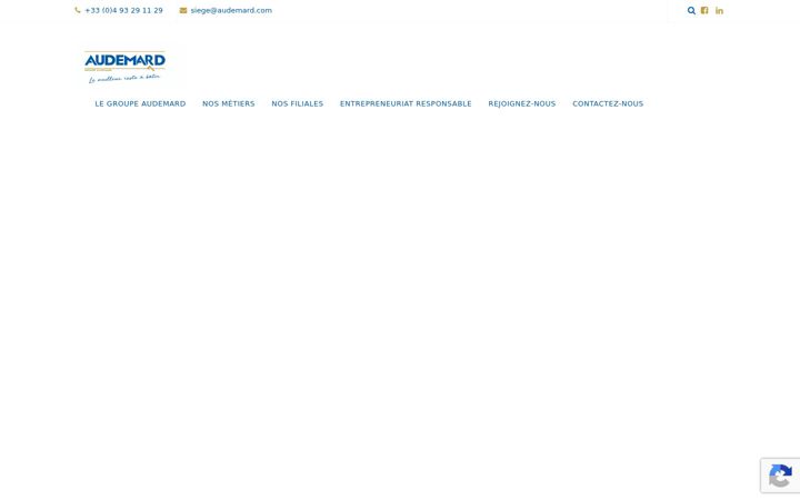 Screenshot of audemard.com