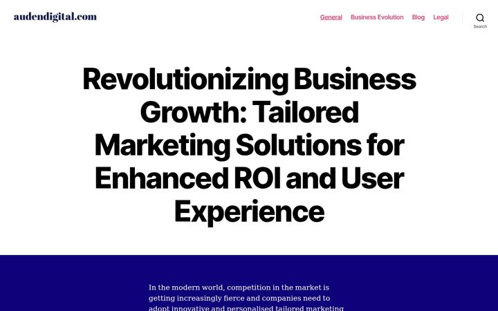 Screenshot of audendigital.com