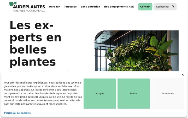 Screenshot of audeplantes.fr