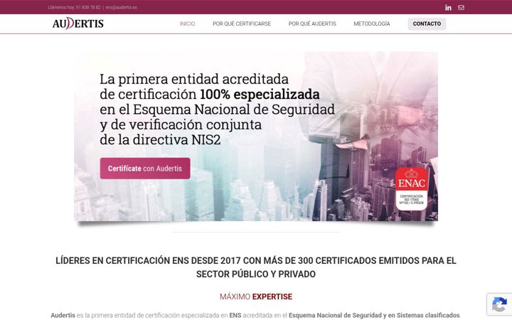 Screenshot of audertis.es