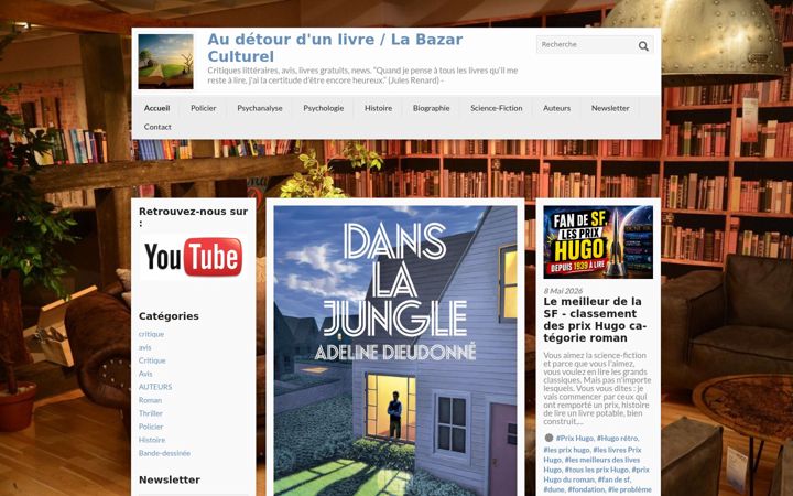 Screenshot of audetourdunlivre.com