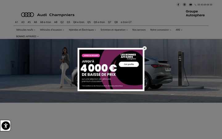 Captură de ecran a audi-angouleme.fr
