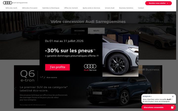 Screenshot of audi-sarreguemines.fr
