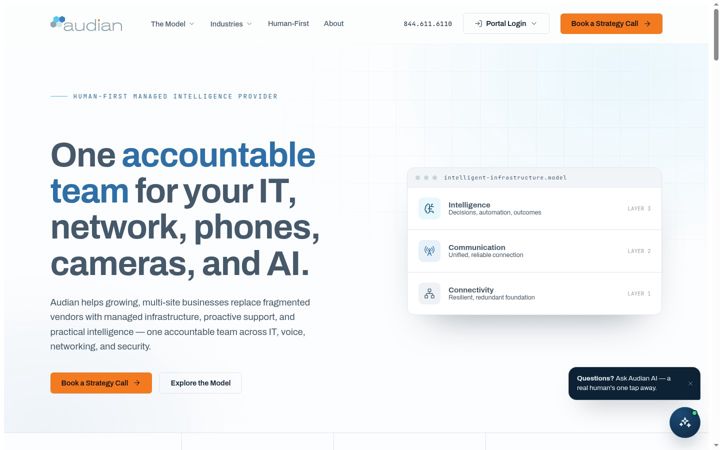 Screenshot of audian.com