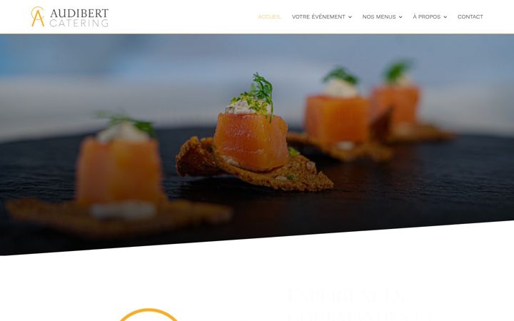 Screenshot of audibertcatering.ch