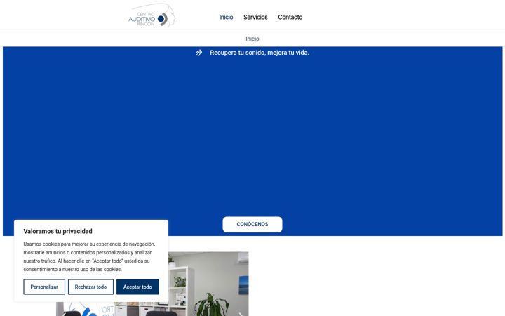 Screenshot di audicionrincon.com