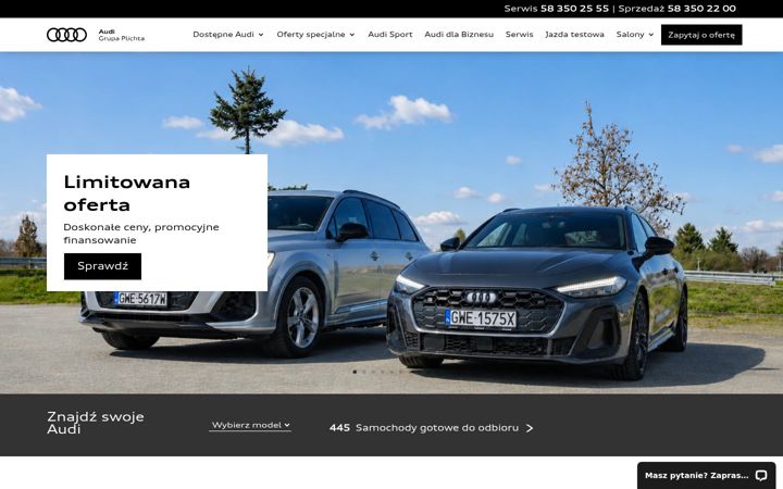 Screenshot di audicitygdansk.pl