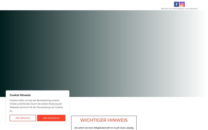 Screenshot of audiclub-leipzig.de