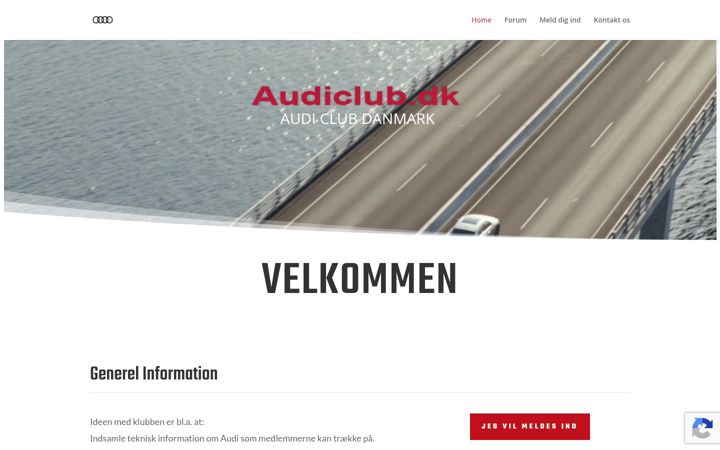 Screenshot of audiclub.dk