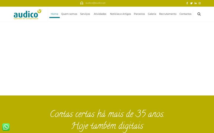 Screenshot of audico.pt