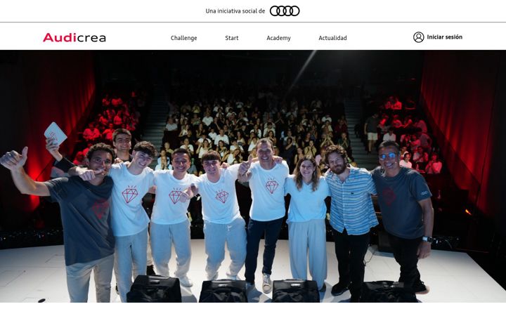 Екранна снимка на audicrea.com