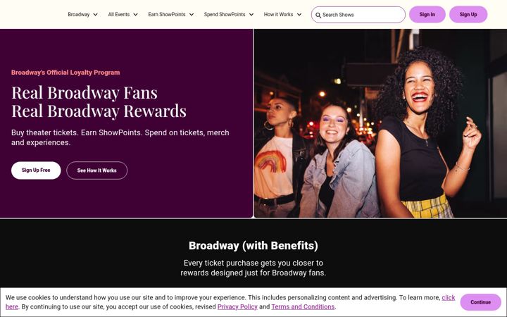 Screenshot of audiencerewards.com