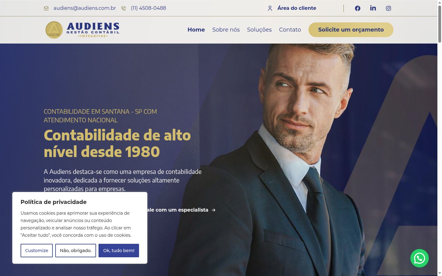 Screenshot van de toestemmingsbanner zoals getoond vóór enige interactie
