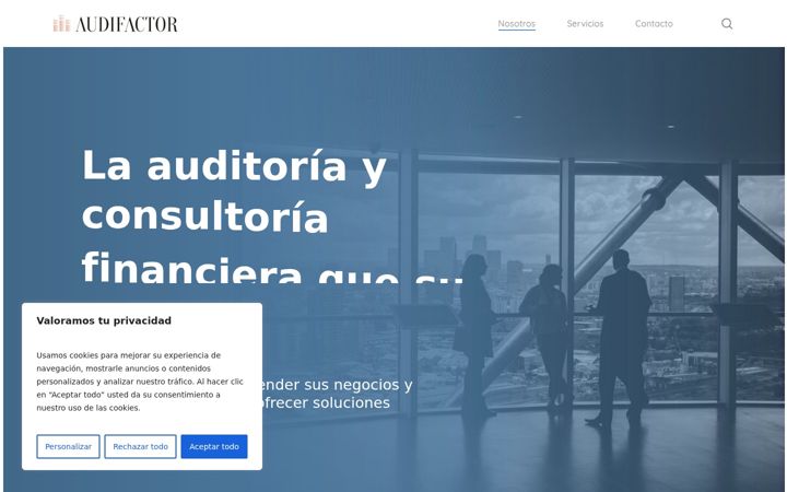 Screenshot of audifactor.com