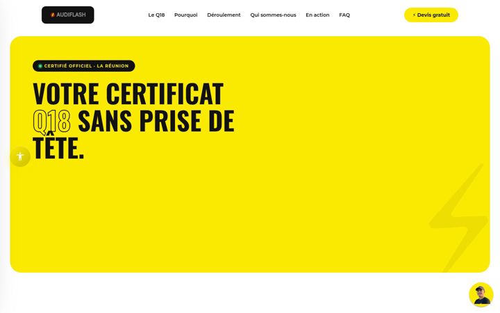 Screenshot van audiflash.re