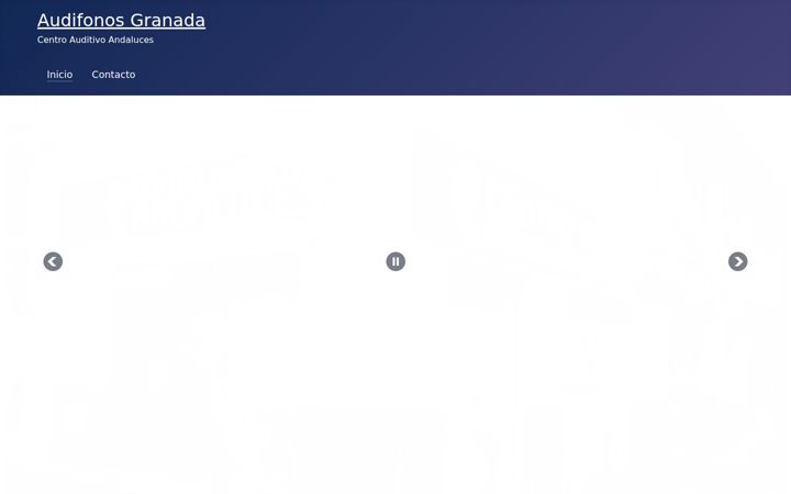 Screenshot of audifonosgranada.com