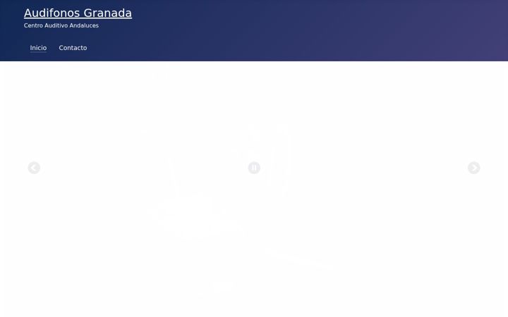 Screenshot of audifonosgranada.es