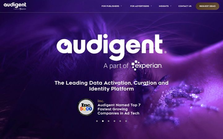 Screenshot of audigent.com
