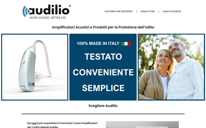Screenshot of audilio.it
