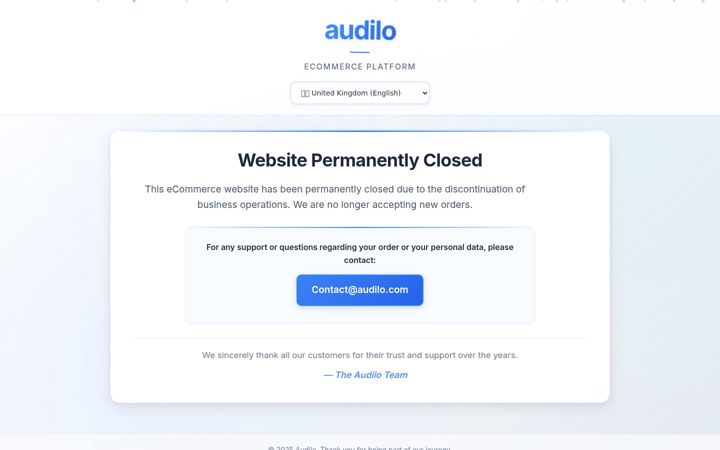 Screenshot of audilo.com