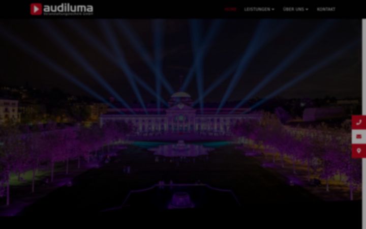 Screenshot ta' audiluma.de