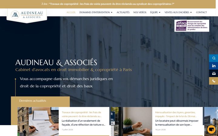 Screenshot of audineau.fr