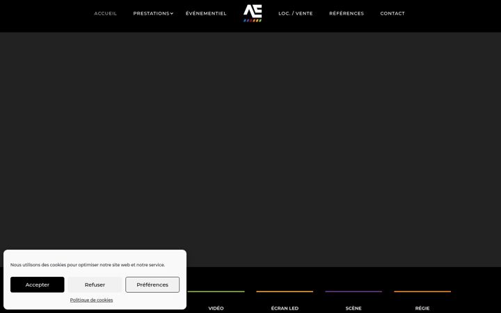 Zrzut ekranu audio-espace.com