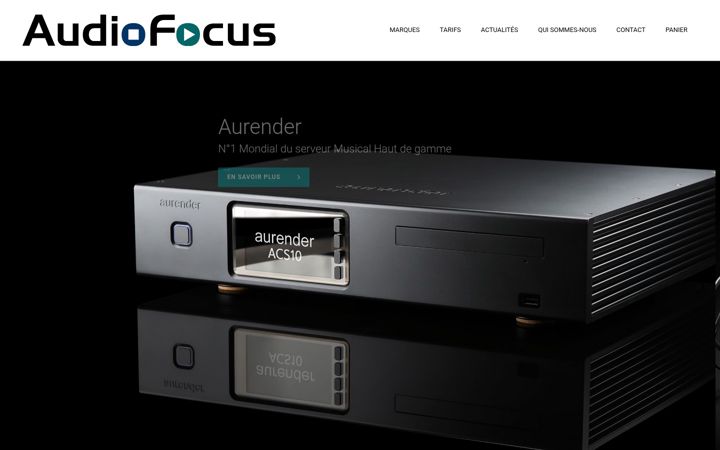 Screenshot of audio-focus.com