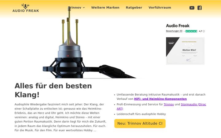 Screenshot of audio-freak.de