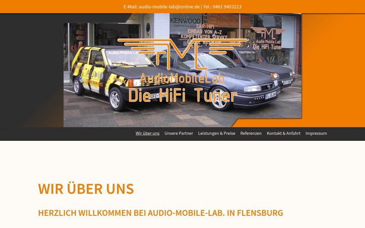 Zrzut ekranu audio-mobile-lab.de