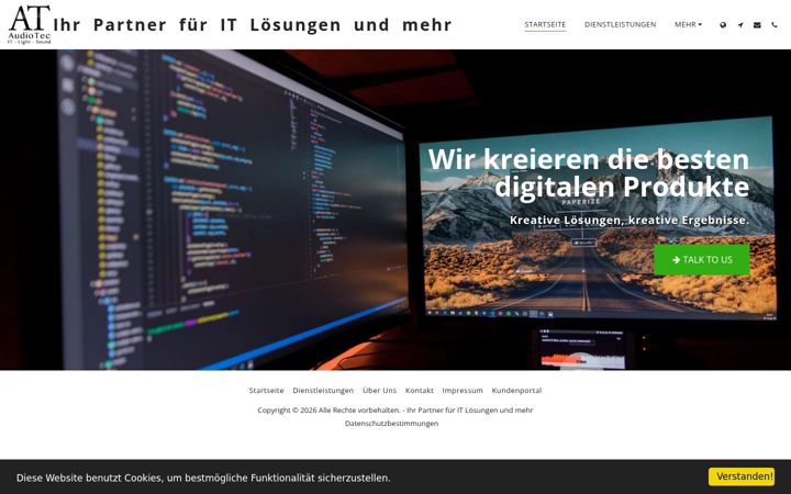 Screenshot of audio-tec.at
