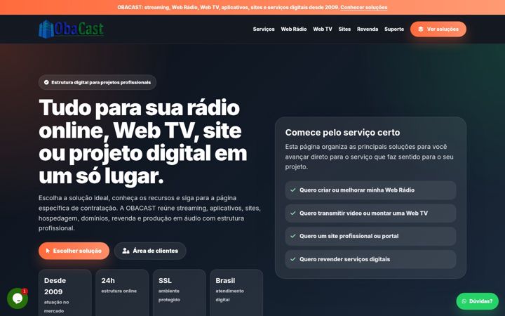 Screenshot of audioba.com.br