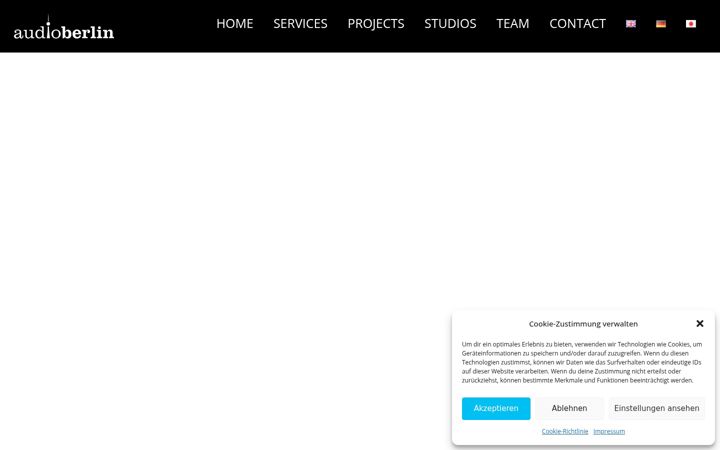 Screenshot stránky audioberlin.com