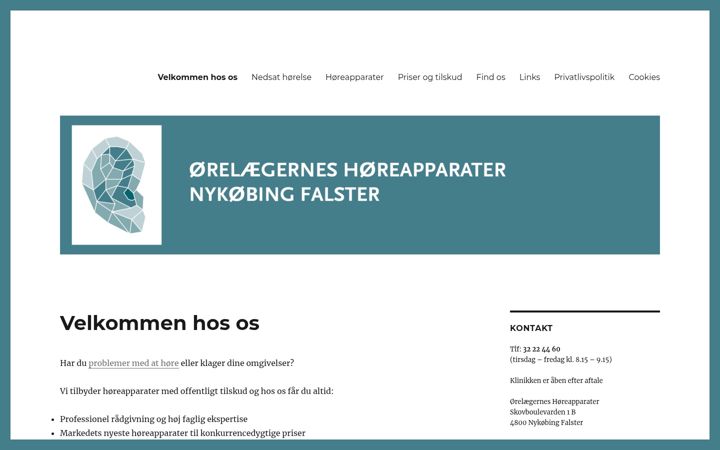 Screenshot of audiocenter.dk