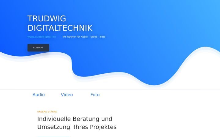 Screenshot of audiodigital.de