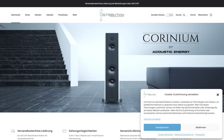 Képernyőkép: audiodistribution.ch
