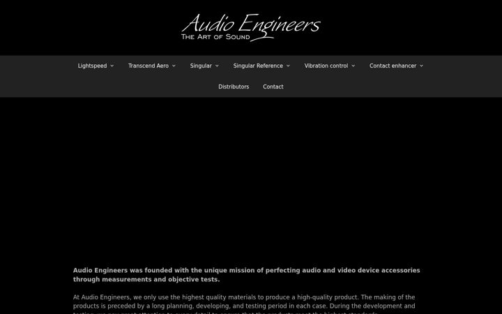 Screenshot of audioengineers.eu