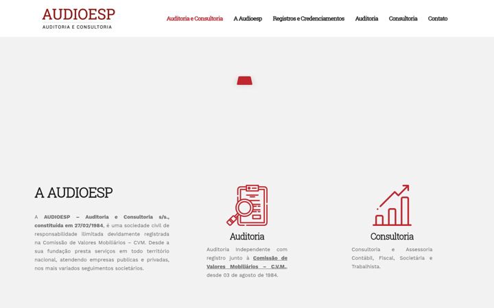 Screenshot of audioesp.com.br