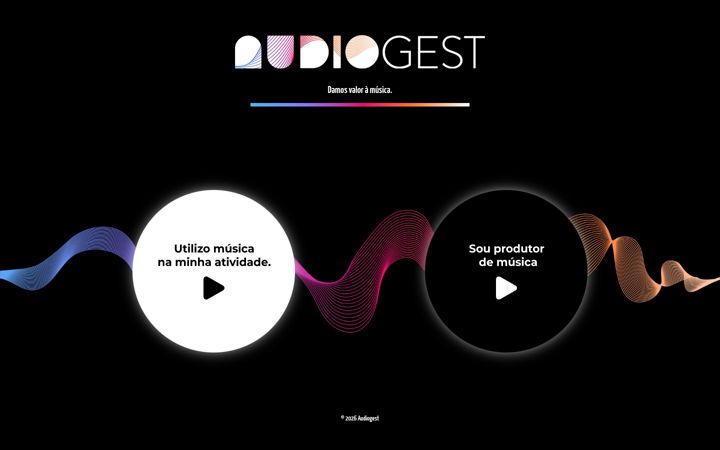 Screenshot of audiogest.pt